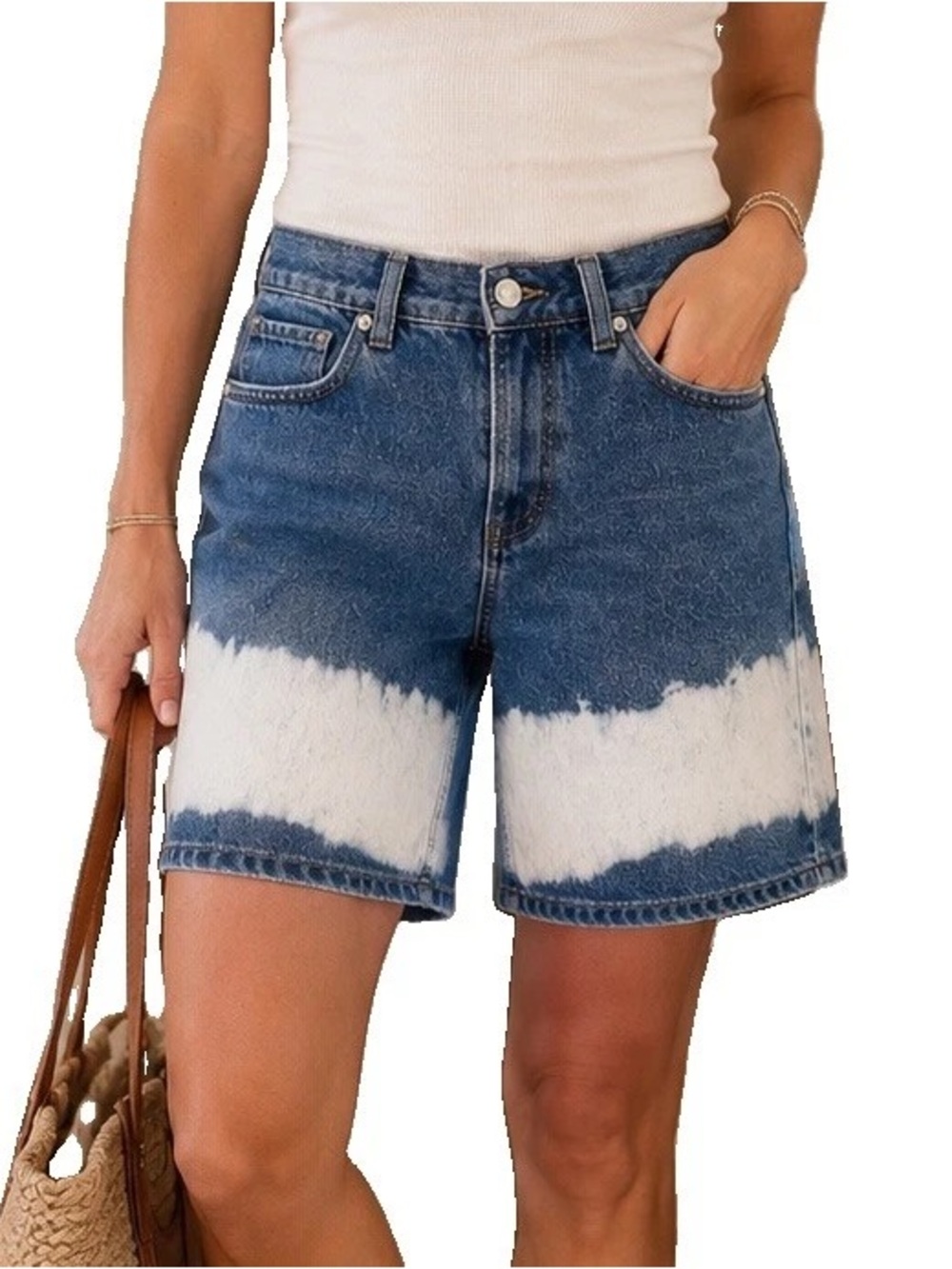 Dip Dyed Bermuda Shorts